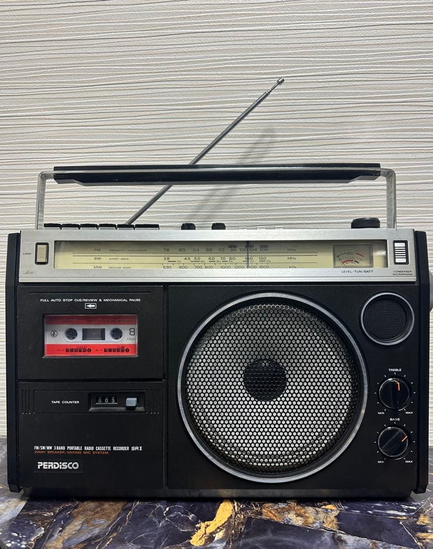 美品！動作品TRK-5240 ラジカセHITACHI/日立FM/SW/MWラジオ