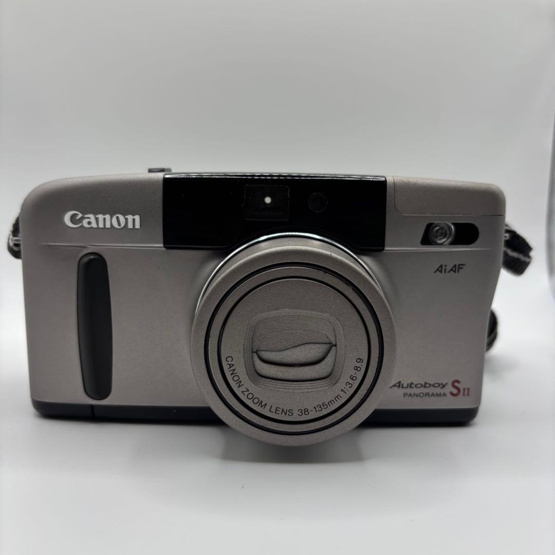 【美品】 Canon キヤノン フィルムカメラ オートボーイSⅡ Autoboy