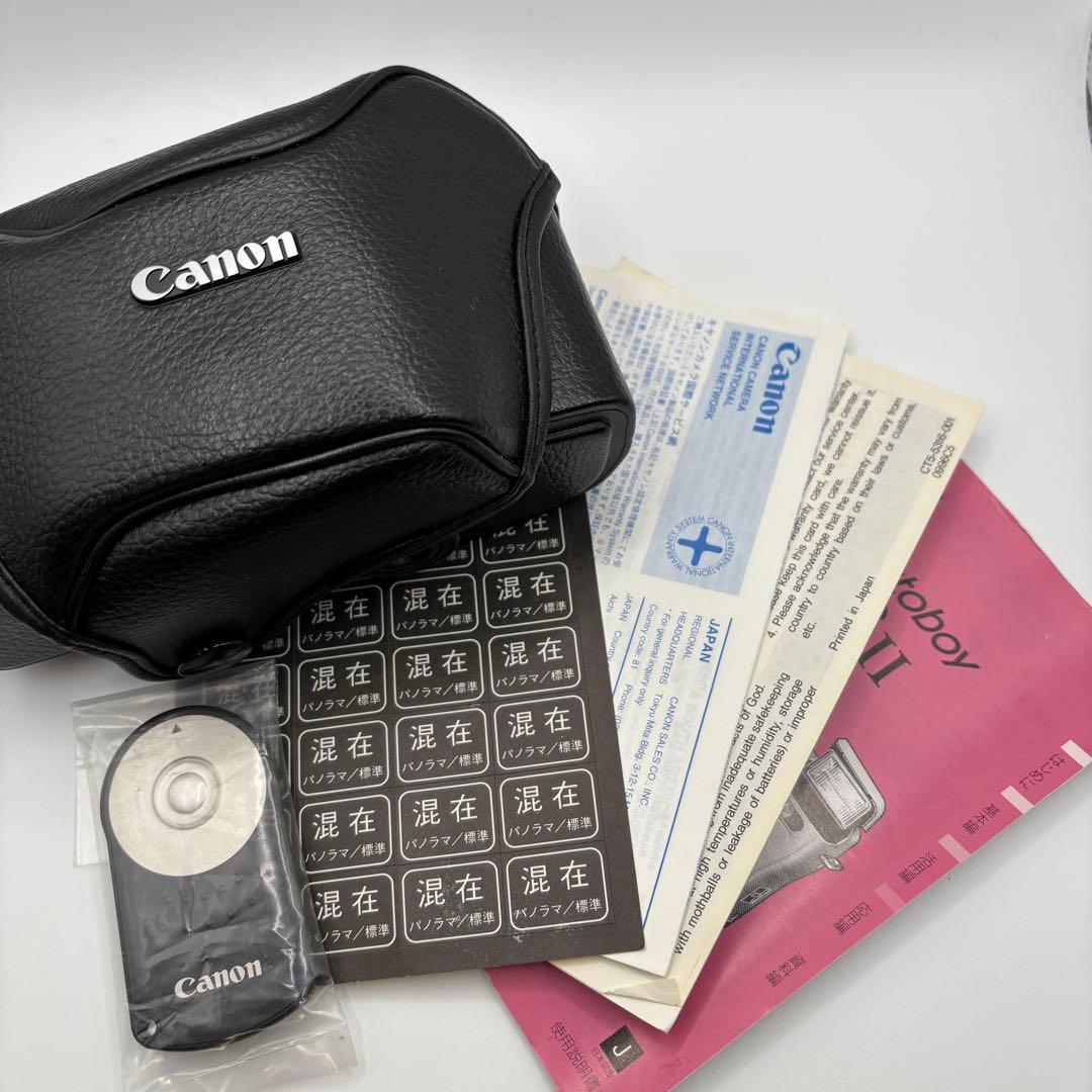 【美品】 Canon キヤノン フィルムカメラ オートボーイSⅡ Autoboy