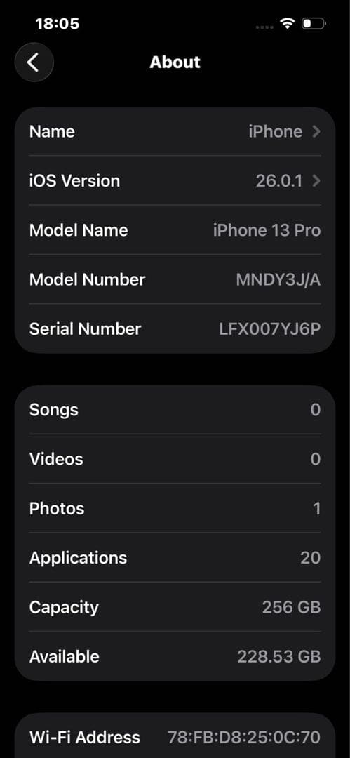 iPhone 13 Pro 256GB グリーン SIMフリーバッテリー84%