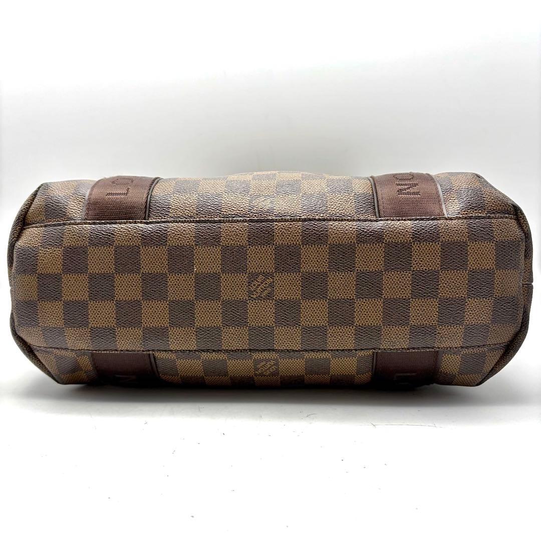 美品 ルイヴィトン ダミエ カバ ボブール トートバッグ PVC 茶 A4可