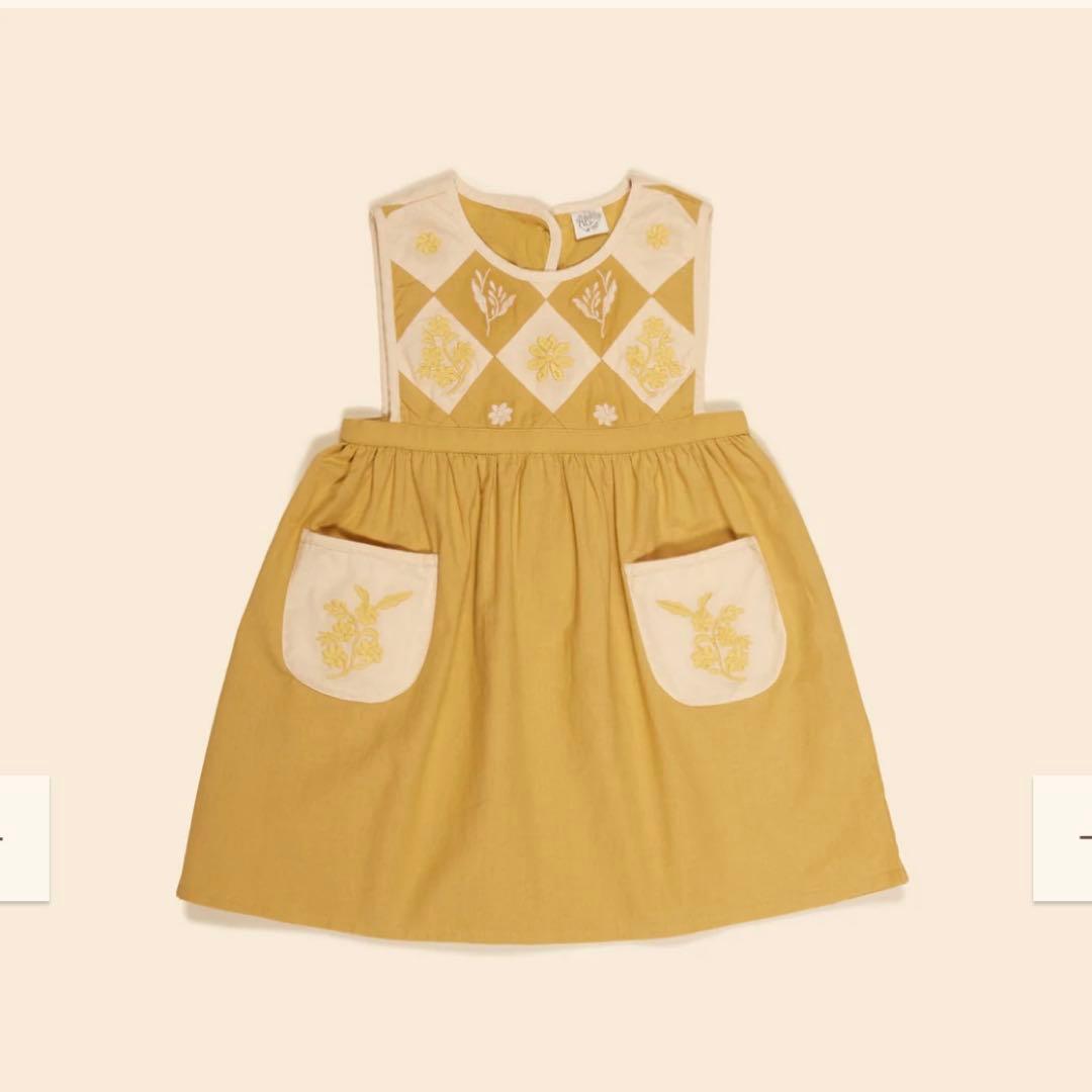 ワンピース Apolina Bibi Panelled Pinafore - Honey