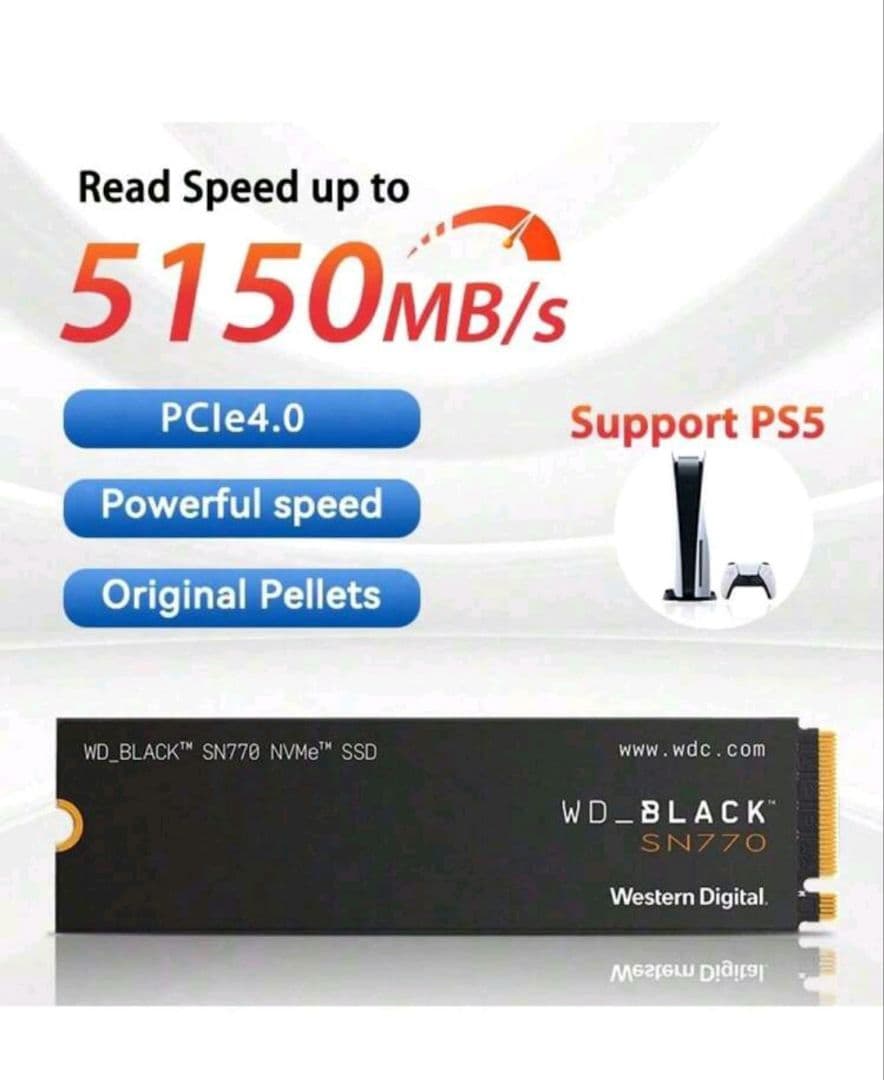 内蔵型SSD WD_BLACK SN7100 NVMe SSD M.2 2280 /1TB