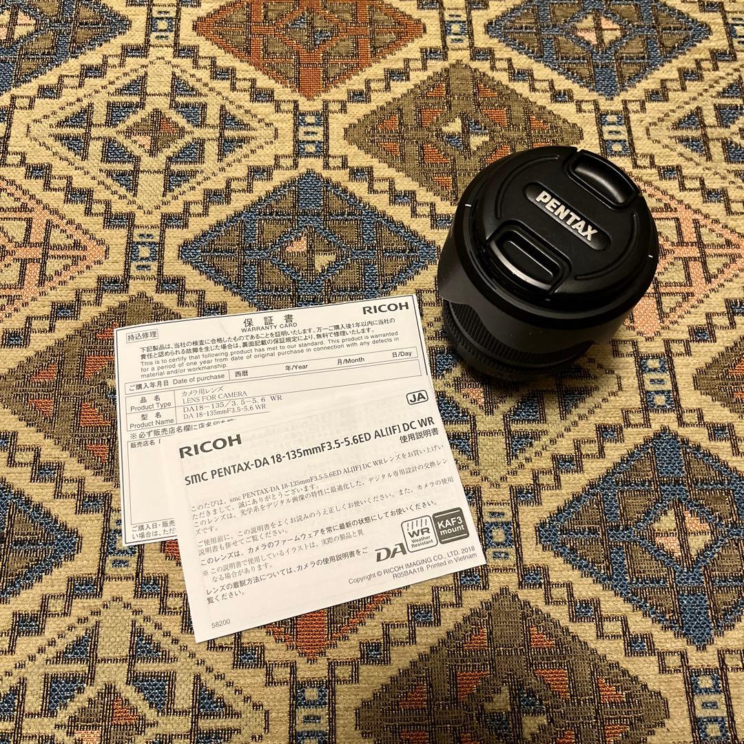 PENTAX DA 18-135mm 標準ズーム　防滴仕様