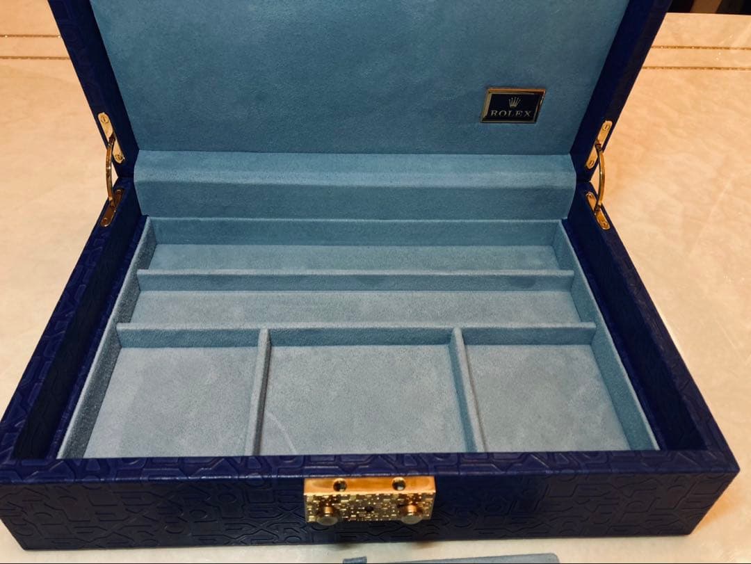 [希少 ] ROLEX ロレックスボックス ジュエリーボックス　コンピュター柄