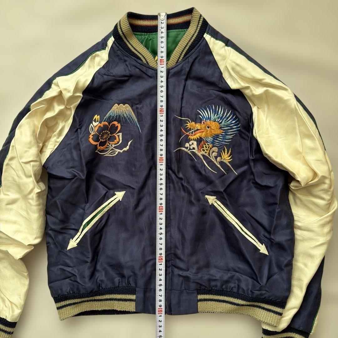 テーラー東洋　スカジャン日本地図　鷹 龍虎 富士山