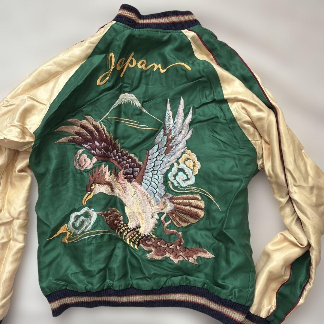 テーラー東洋　スカジャン日本地図　鷹 龍虎 富士山