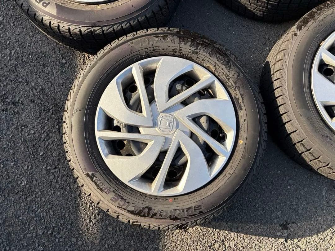 15インチ スチールホイール スタッドレス4本セット　ホンダ フリード