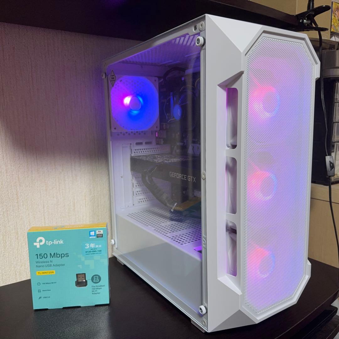 【専用】 白ゲーミングPC/i5 8400/GTX1660ti