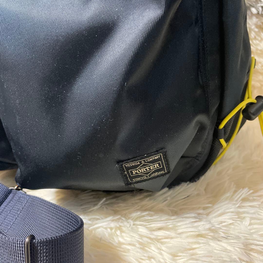 ✨極美品✨ ポーター ヘルメットバッグ トート 2way ナイロン シングス 紺