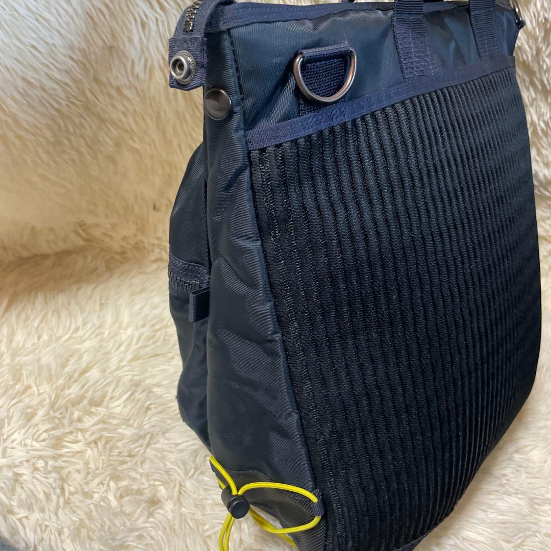 ✨極美品✨ ポーター ヘルメットバッグ トート 2way ナイロン シングス 紺