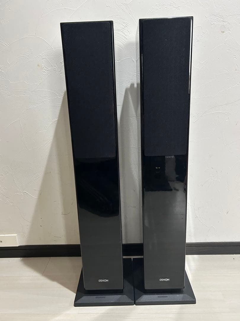 DENON SC-T33SG ペアトールスピーカー　ブラック