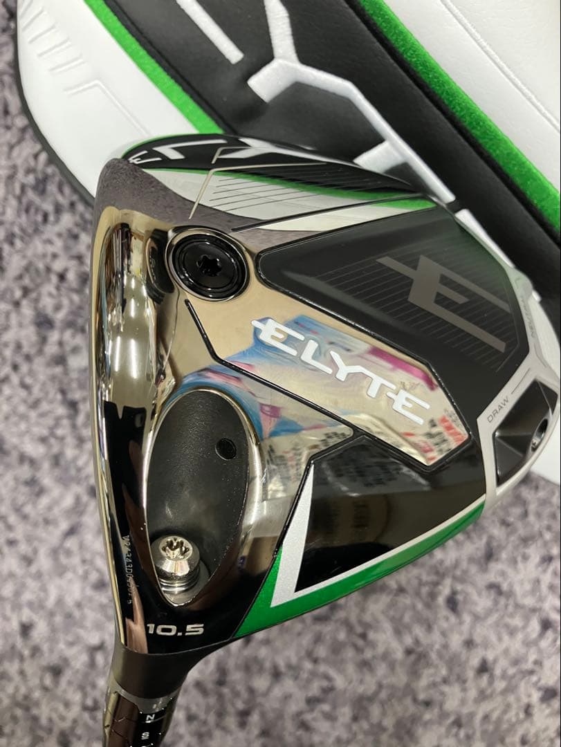 レフティキャロウェイELYTE10.5°ペンタスグリーン5-Sforキャロウェイ