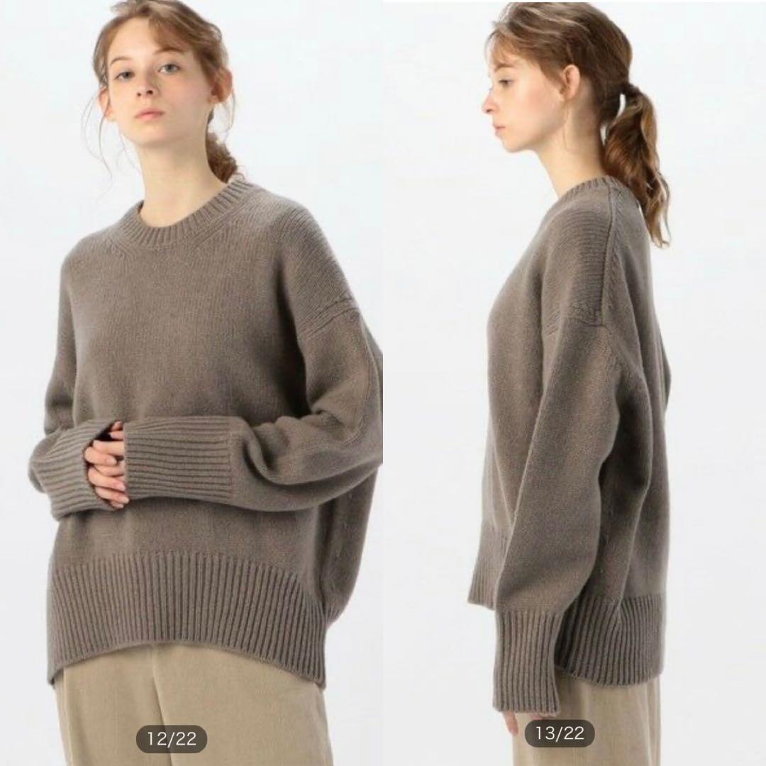 専用★美品★ギャルリーヴィー／ファインウール クルーネックプルオーバー　M