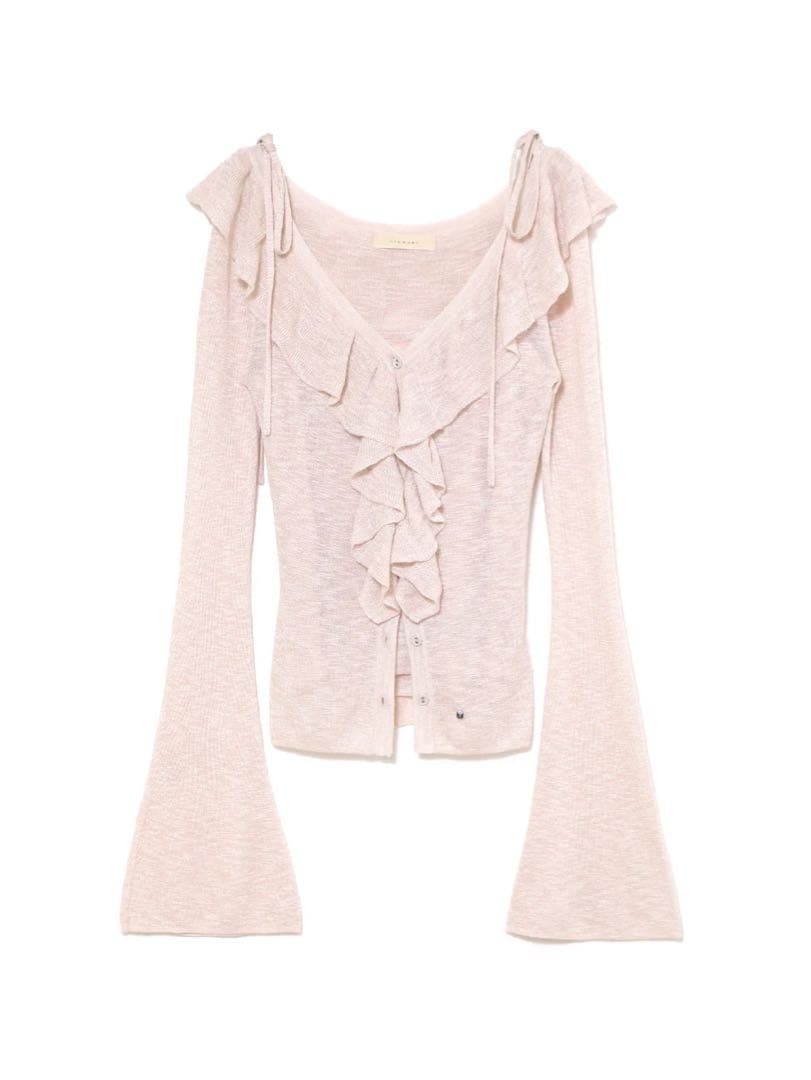 トップス andmary Fiona ruffle tops / pink