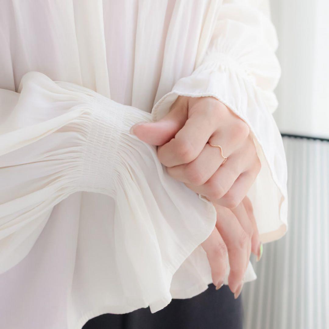 【BLOOM】K10 イエローゴールド ウェーブリング 指輪Web限定 ブルーム