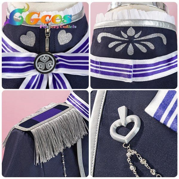 鈴木ヒナ 「藍の華」ライブ衣装　コスプレ衣装 ヒメヒナ HIMEHINA