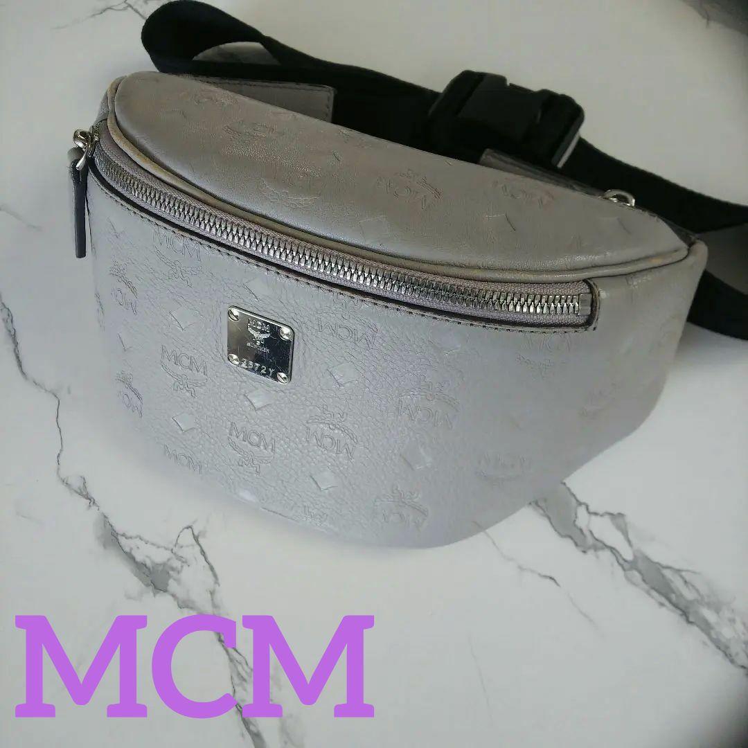 SS★MCM★エムシーエム【入手困難】ボディバッグ／ウエストバッグ【中古】