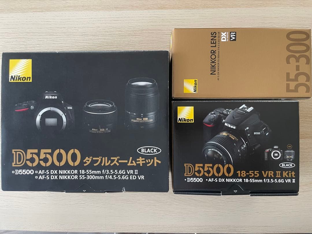 Nikon D5500 ダブルズームキット ブラック