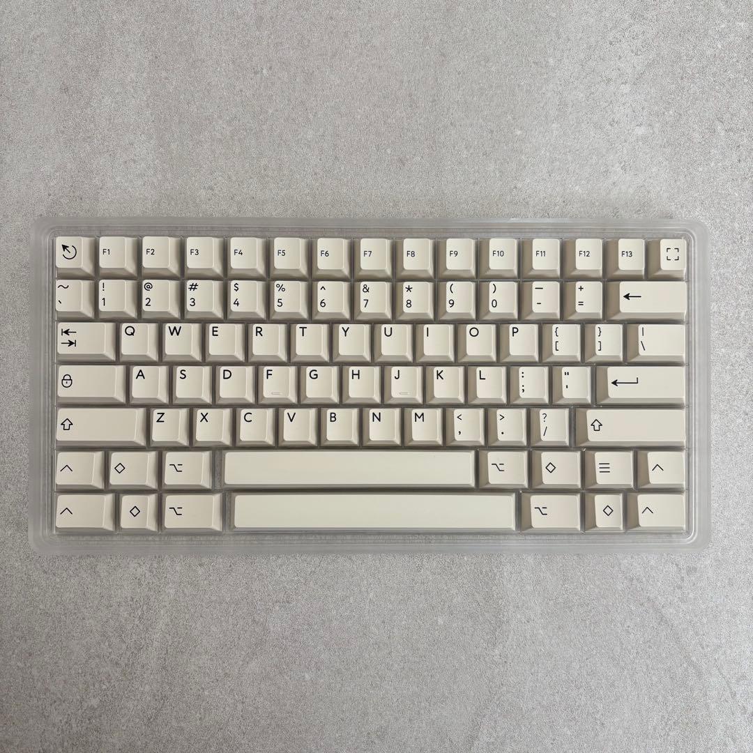 キーボード PBTfans Pastel gray
