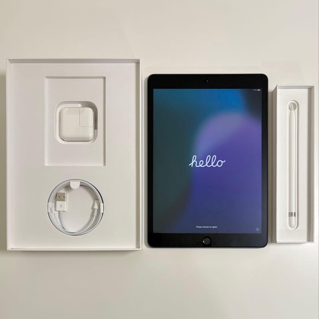 iPad第7世代 + Apple Pencil +ケース などセット売り