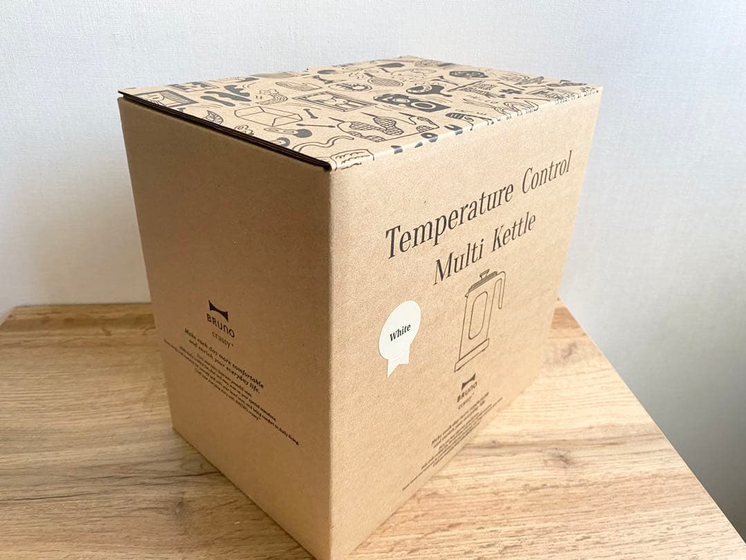 Bruno 温度調節マルチケトル　ホワイト
