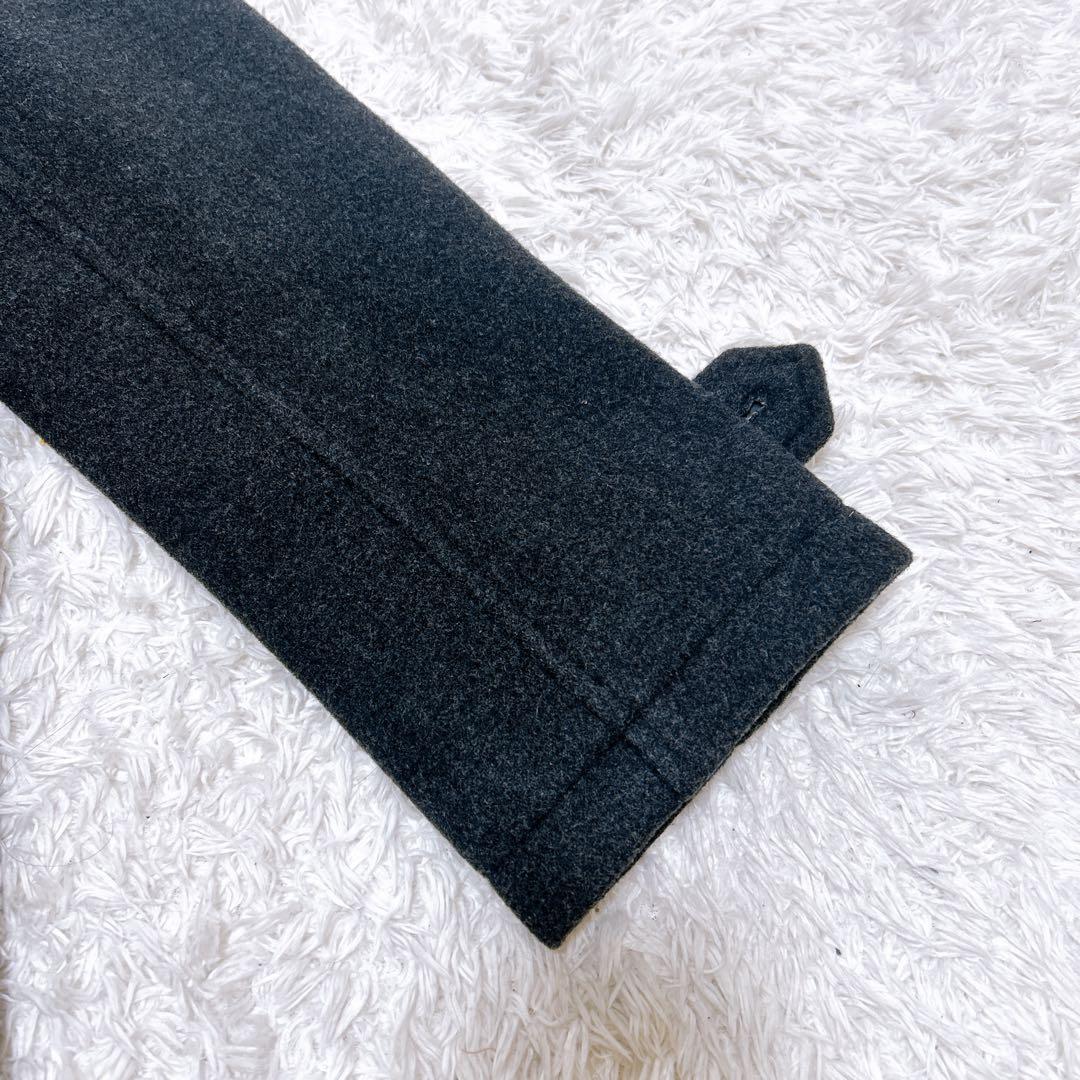 イーストボーイ ダッフルコート イタリア製生地 裏地チェック　スクールコート