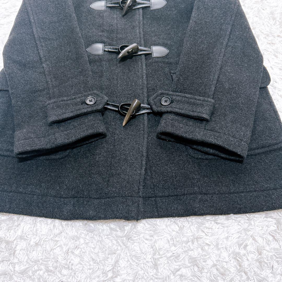 イーストボーイ ダッフルコート イタリア製生地 裏地チェック　スクールコート