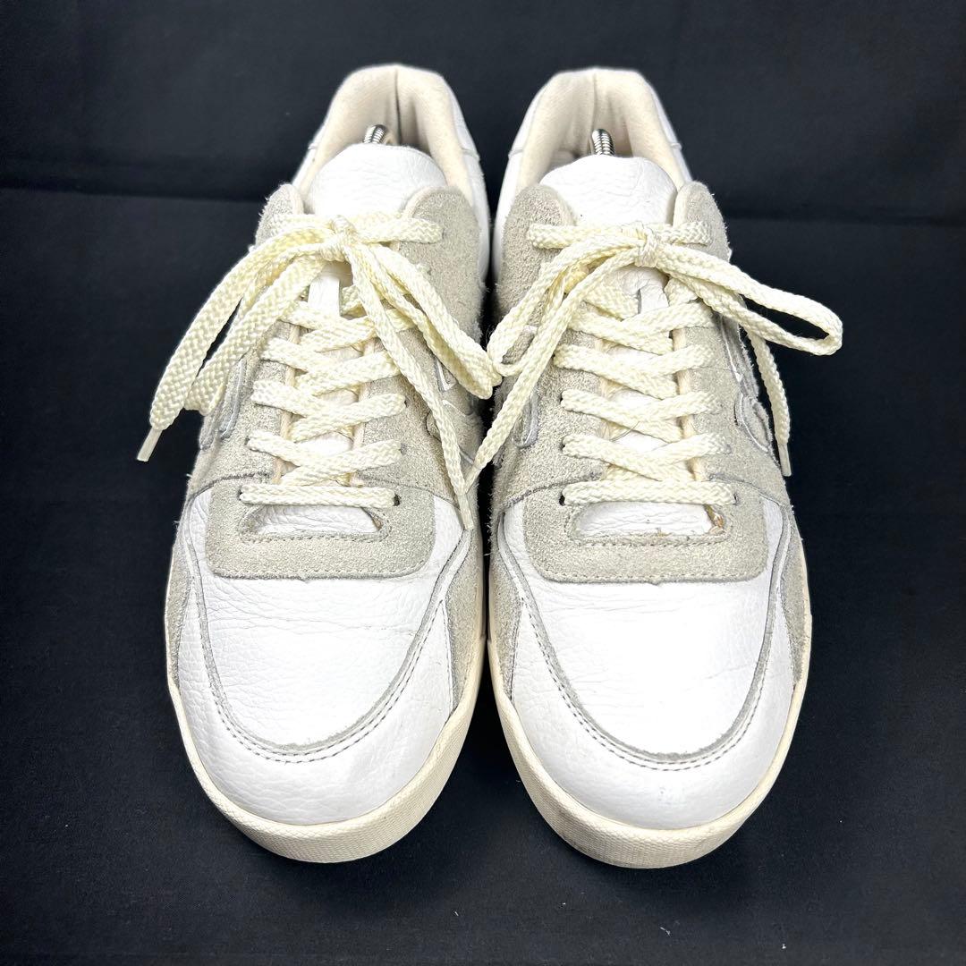サンガッチョ　スニーカー　レザー　ホワイト ベージュ 27.0