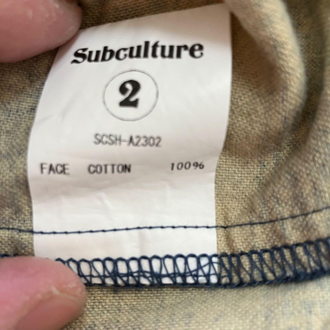 k*w様 SC Subculture OMBRE CHECK SHIRT 【2】