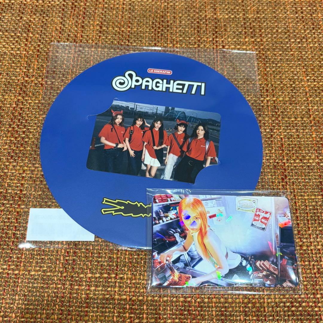 LE SSERAFIM spaghetti 新品未開封 一般盤 コンパクト盤