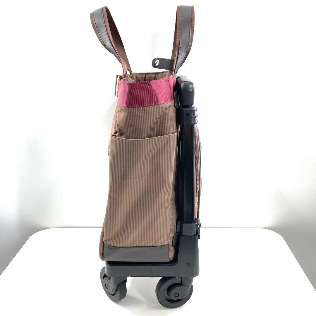 美品 SWANY スワニー ルバンド キャリーバッグ 4輪ストッパー付き リボン