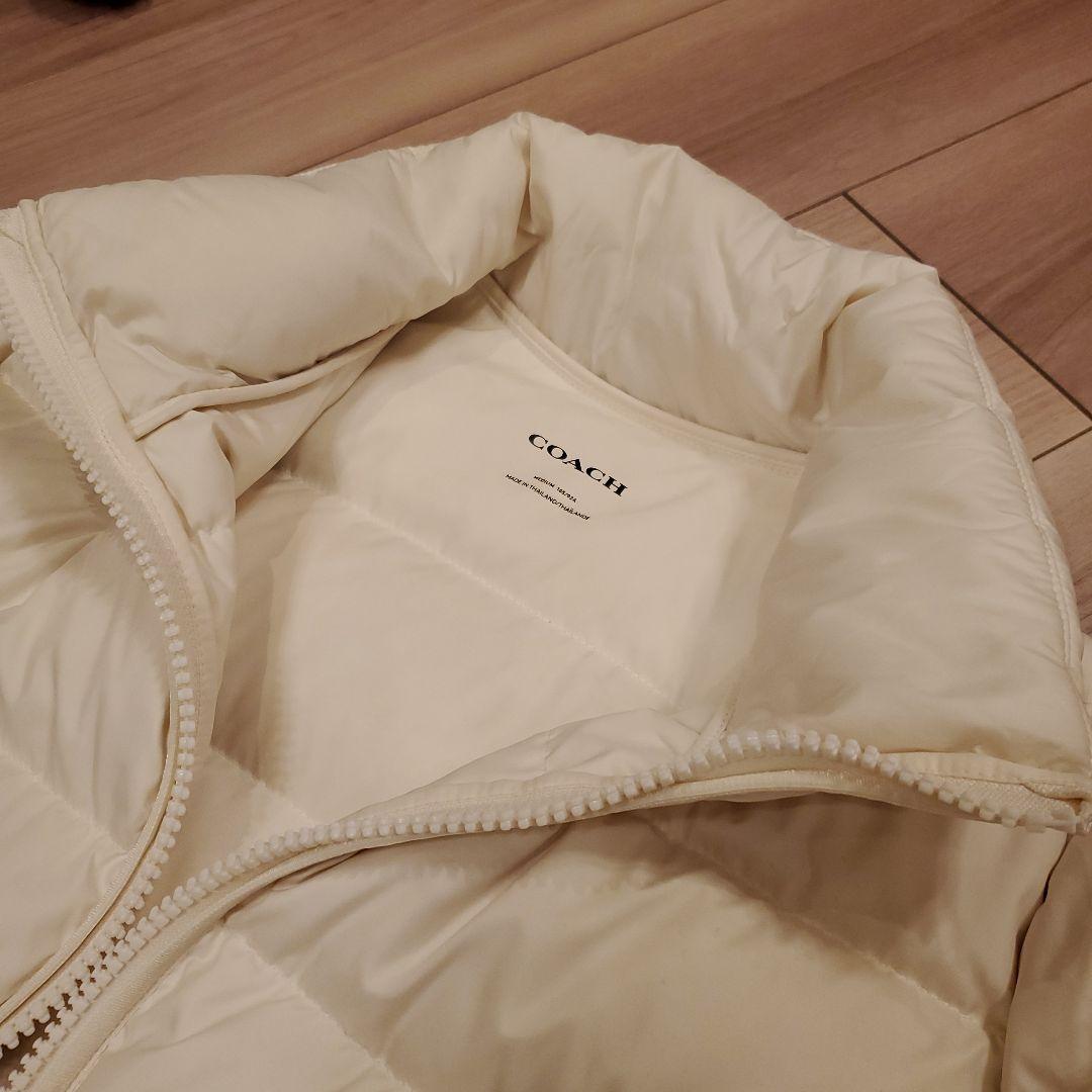 コーチ ダウンコート ファーつきフード(取り外し)