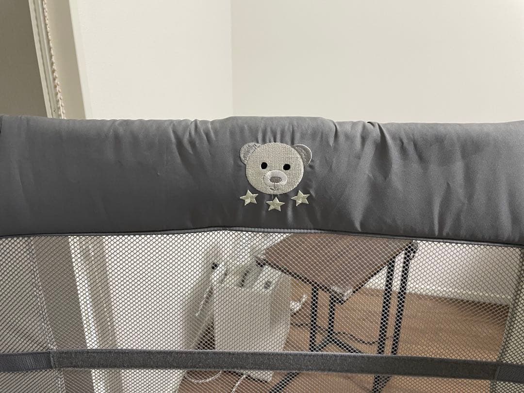 Apricaアップリカ　ベビーベッド ココネルエアー AB (グレーベアー)