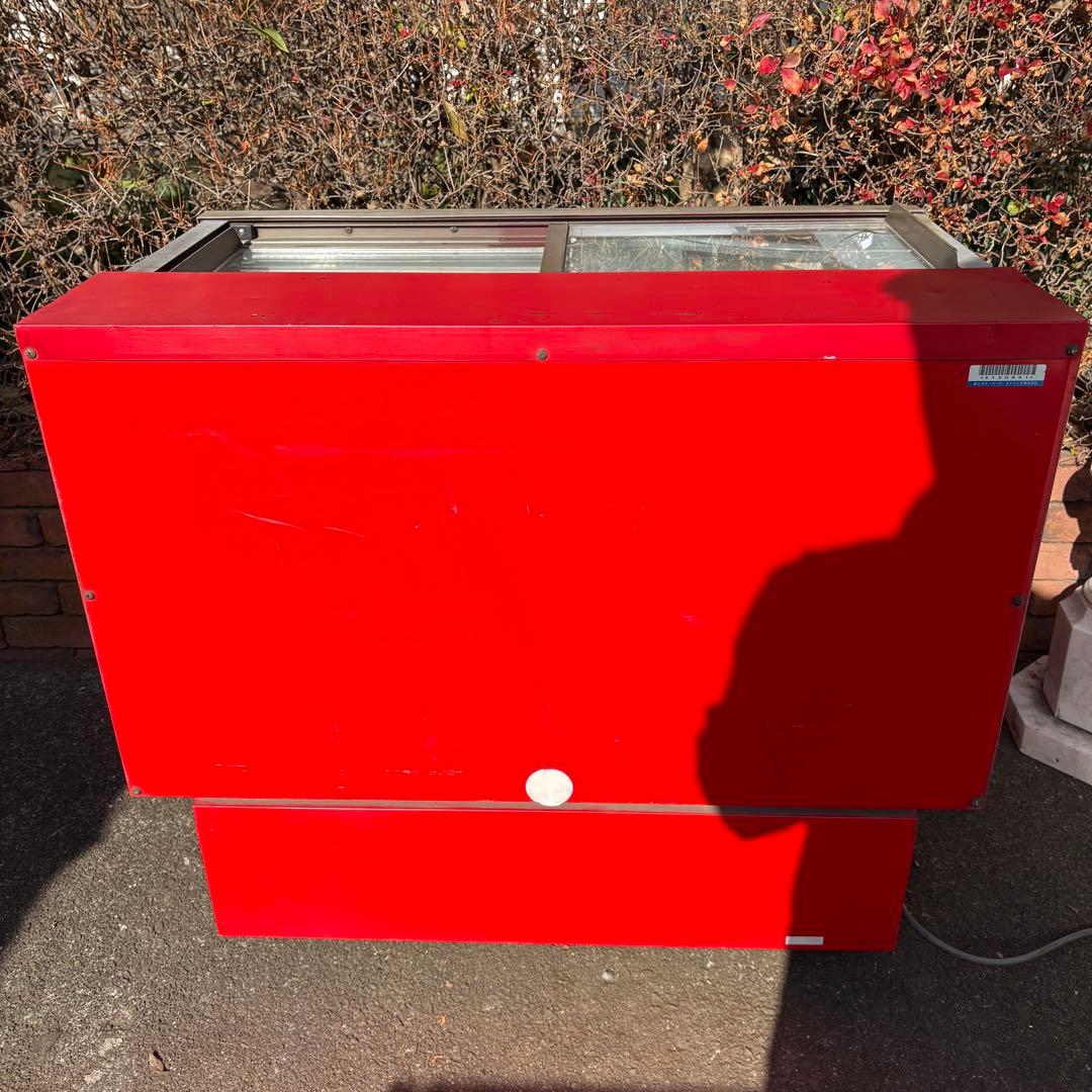 【三菱　激レア】コカ・コーラ 冷蔵ショーケース　オープンタイプクーラー　レトロ