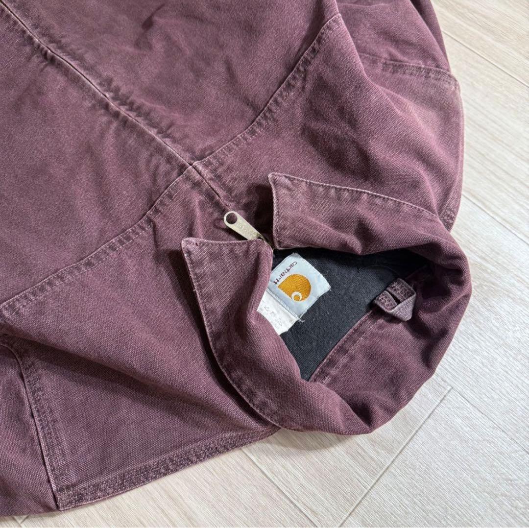 Carhartt サンタフェジャケット Sサイズ相当　バーガンディ Y02BRG