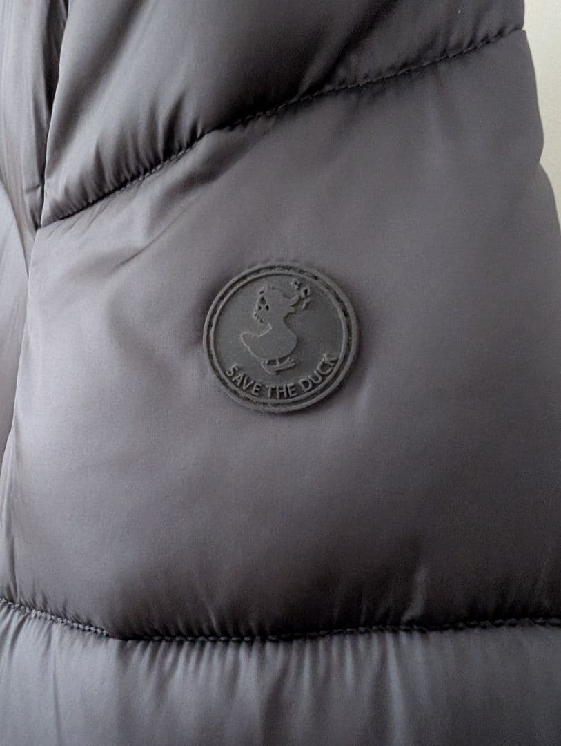 SAVE THE DUCK フード付きロングダウンジャケット