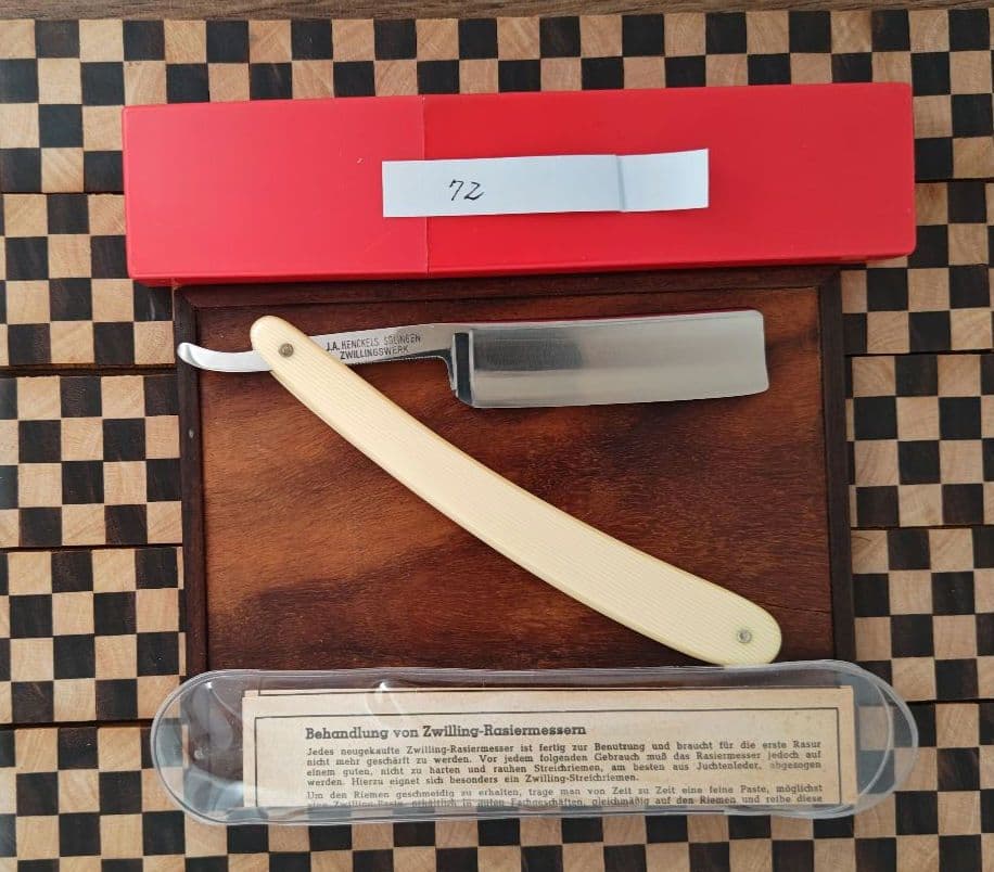 【新品未使用】西洋レザー　ゾーリンゲン Henckels Filodur #72