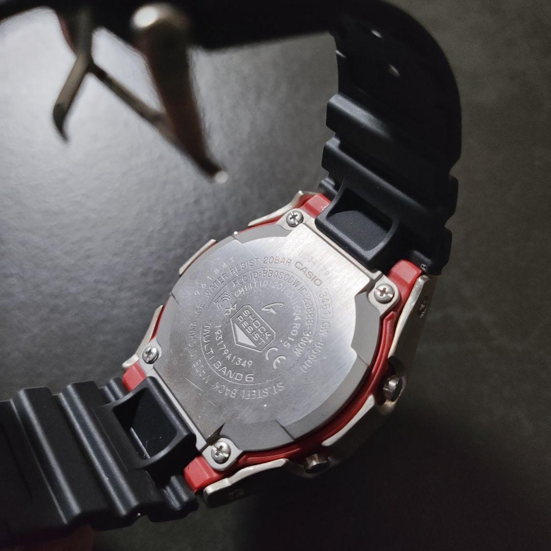 【早い者勝ち】G-SHOCK GWB5600 シルバーベゼル　damueカスタム