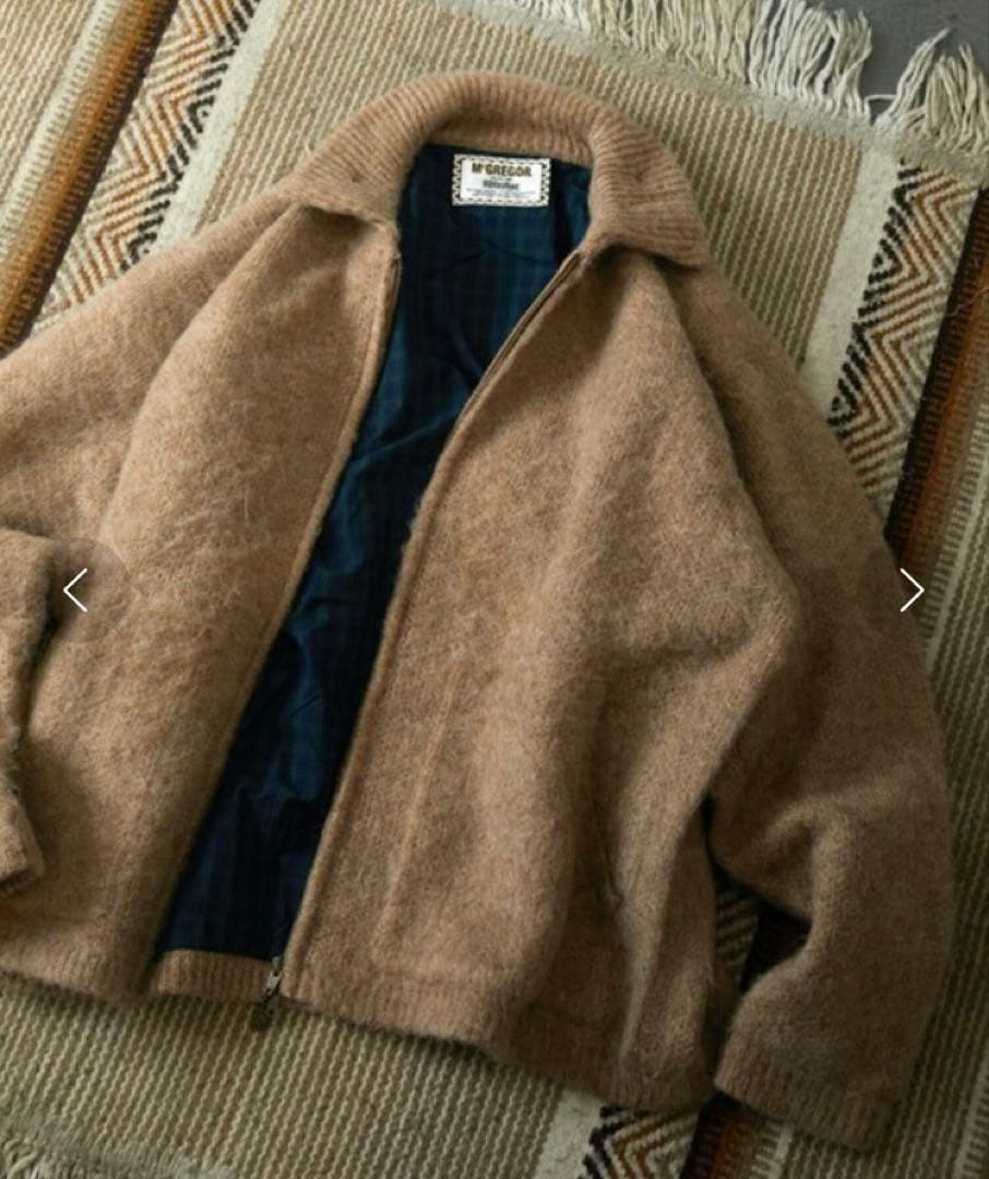 McGREGOR COLLECTION/モヘアニット ドリズラージャケット