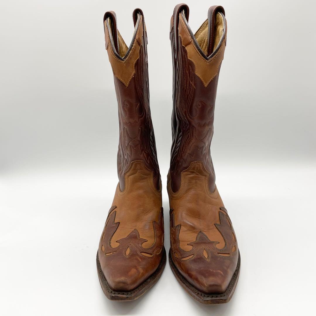 ADAM'S BOOTS アダムスブーツ ウエスタンブーツ 刺繍 レザー