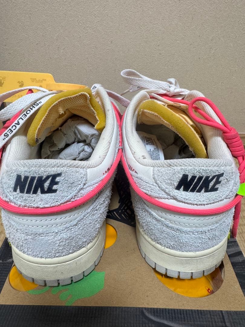 あ*し様 NIKE DUNK LOW OFF WHITE スニーカー　美品
