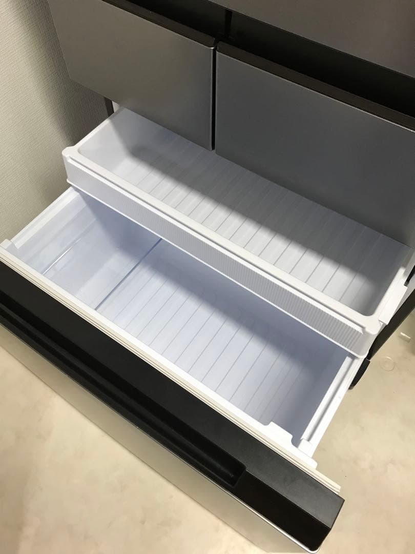 【配送無料】大型冷蔵庫 SHARP SJ-MF46J 観音開き 2022年製