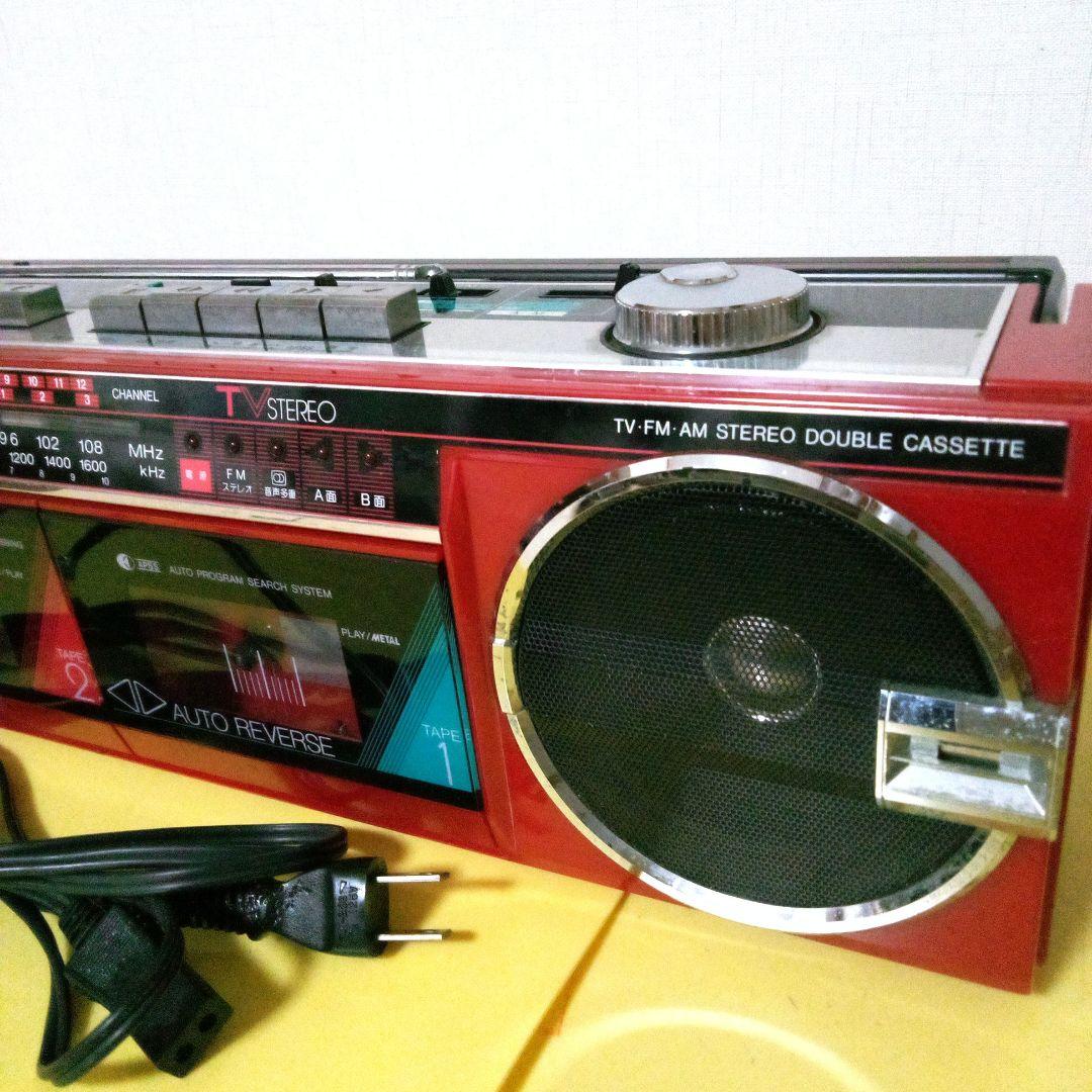 ジャンク品ダブルカセット