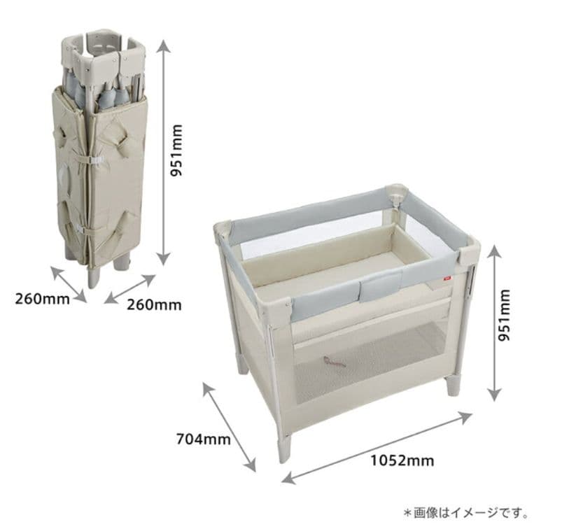 アップリカ ココネルエア ホワイトグレー