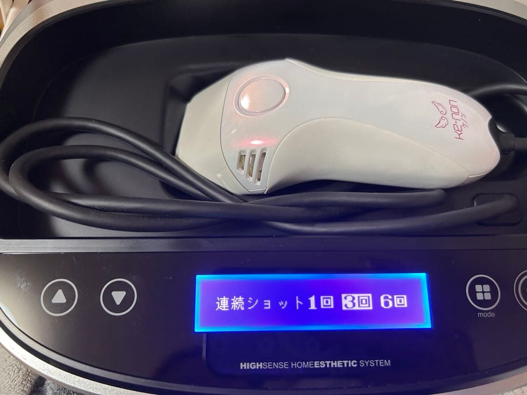 美品 ケノン ver.8.0 ホワイト 脱毛器 美顔器