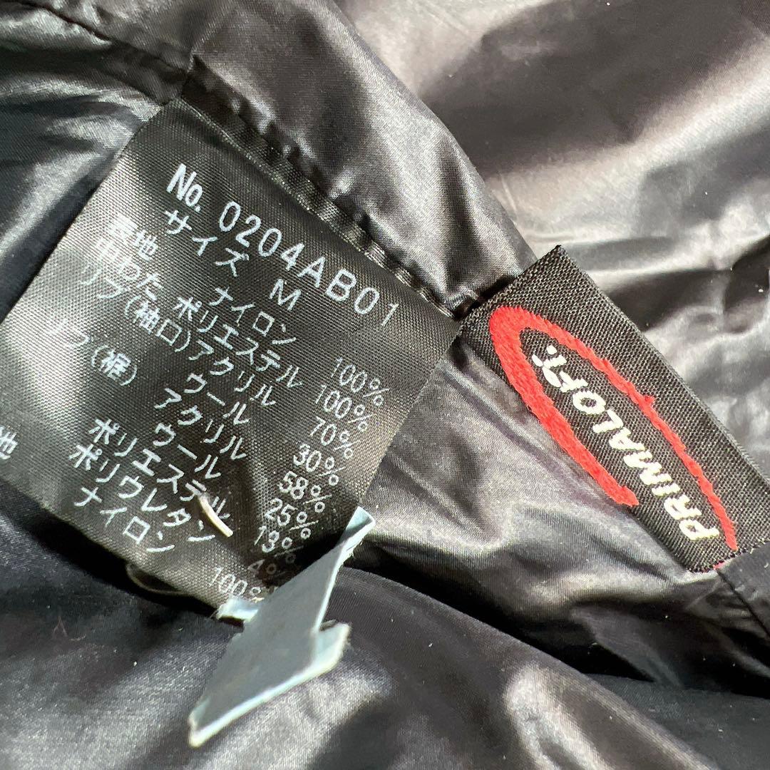 ヒステリックグラマー プリマロフト リブ 中綿 ジャケット y2k ワッペン