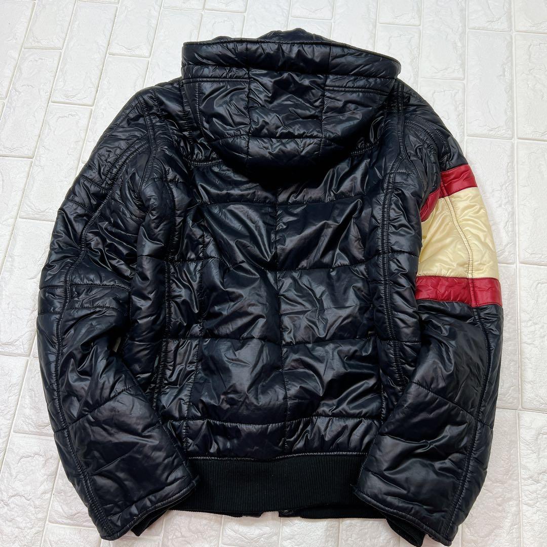 ヒステリックグラマー プリマロフト リブ 中綿 ジャケット y2k ワッペン