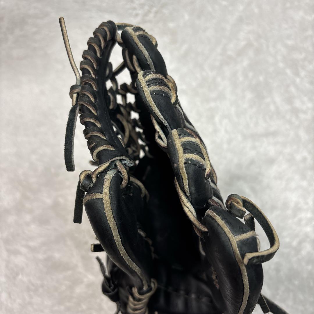 アシックス ゴールドステージ 軟式グローブ　一般用　外野手　ブラック