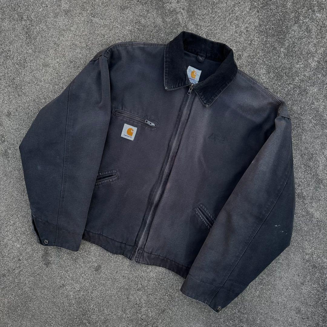 US限定 US製 カーハート デトロイト detroit ショート丈 ブラック
